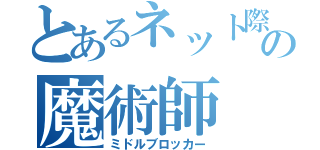 とあるネット際の魔術師（ミドルブロッカー）