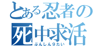 とある忍者の死中求活（ぶんしん９たい）