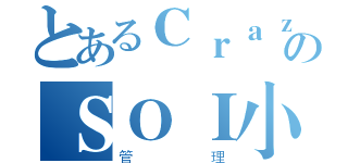 とあるＣｒａｚｙ管理のＳＯＩ小队（管理）