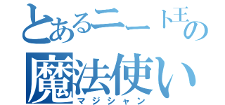 とあるニート王国の魔法使い（マジシャン）