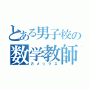 とある男子校の数学教師（カメックス）