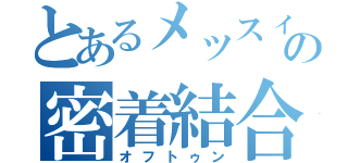 とあるメッスィの密着結合（オフトゥン）