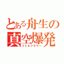 とある舟生の真空爆発（リトルフラワー）