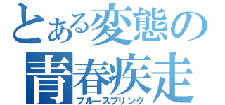 とある変態の青春疾走（ブルースプリング）