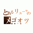 とあるリューヤのメゴォッ（裏拳一発）