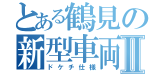 とある鶴見の新型車両Ⅱ（ドケチ仕様）