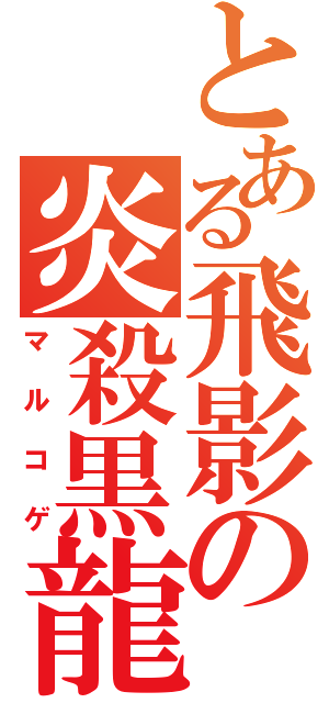 とある飛影の炎殺黒龍波（マルコゲ）