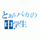 とあるバカの中学生（俺）