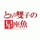 とある雙子の星座魚（Ｋｉｎｇ ｏｆ Ｔｈｅ Ｓｔａｒ）