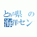 とある県の海洋センター（）