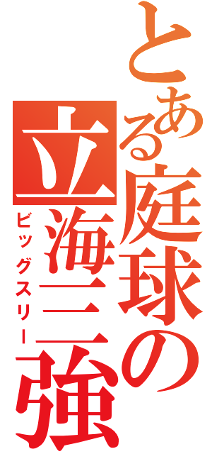 とある庭球の立海三強（ビッグスリー）