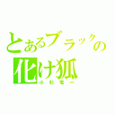 とあるブラックマヨネーズの化け狐（小杉竜一）