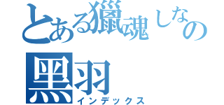 とある獵魂しない の黑羽（インデックス）