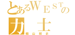 とあるＷＥＳＴの力 士（桐山照史）