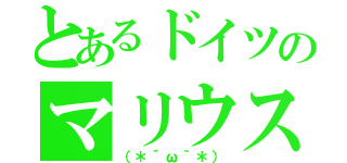 とあるドイツのマリウス葉（（＊´ω｀＊））