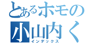 とあるホモの小山内くん（インデックス）