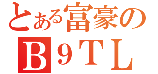 とある富豪のＢ９ＴＬ（）