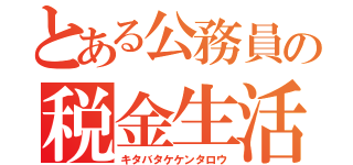 とある公務員の税金生活（キタバタケケンタロウ）