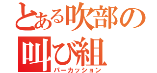 とある吹部の叫び組（パーカッション）