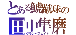 とある鯱蹴球の田中隼磨（グランパスエイト）