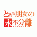 とある朋友の永不分離（インデックス）