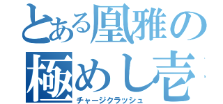 とある凰雅の極めし壱撃（チャージクラッシュ）