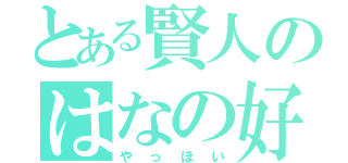 とある賢人のはなの好き（やっほい）