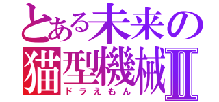 とある未来の猫型機械Ⅱ（ドラえもん）