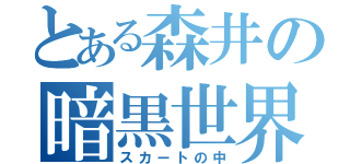 とある森井の暗黒世界（スカートの中）