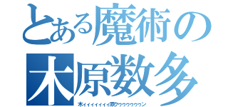 とある魔術の木原数多（木ィィィィィィィ原クゥゥゥゥゥゥン）