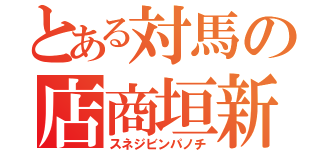 とある対馬の店商垣新（スネジビンパノチ）