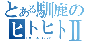 とある馴鹿のヒトヒトⅡ（トニートニーチョッパー）