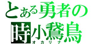 とある勇者の時小鵞鳥（オカリナ）