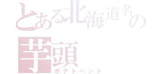 とある北海道名物の芋頭（ポテトヘッド）