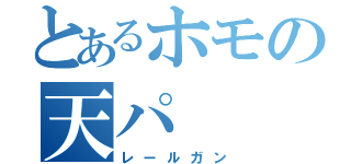 とあるホモの天パ（レールガン）