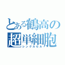 とある鶴高の超単細胞（シングルセル）