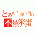 とある內個Ｘ瓶の不是笨蛋！（我很嚴肅。）