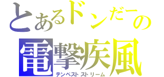 とあるドンだーの電撃疾風（テンペストストリーム）