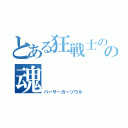 とある狂戦士のの魂（バーサーカーソウル）