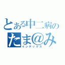 とある中二病のたま＠みー（インデックス）