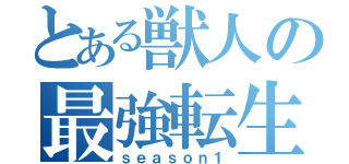 とある獣人の最強転生（ｓｅａｓｏｎ１）