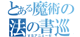 とある魔術の法の書巡り（ＶＳアニェーゼ）