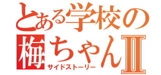 とある学校の梅ちゃん物語Ⅱ（サイドストーリー）