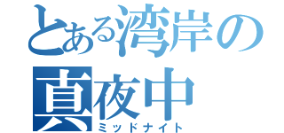 とある湾岸の真夜中（ミッドナイト）