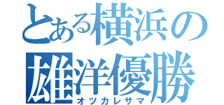 とある横浜の雄洋優勝（オツカレサマ）