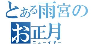 とある雨宮のお正月（ニューイヤー）