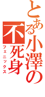 とある小澤の不死身（フェニックス）