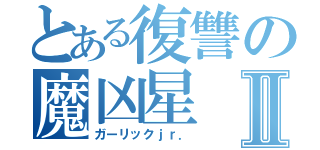 とある復讐の魔凶星Ⅱ（ガーリックｊｒ．）