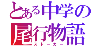 とある中学の尾行物語（ストーカー）