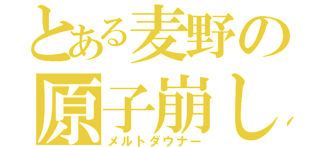 とある麦野の原子崩し（メルトダウナー）